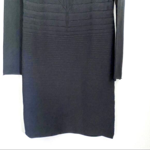 Max Studio Long Sleeve Black Bandage Dress Size Medium - Picture 4 of 12